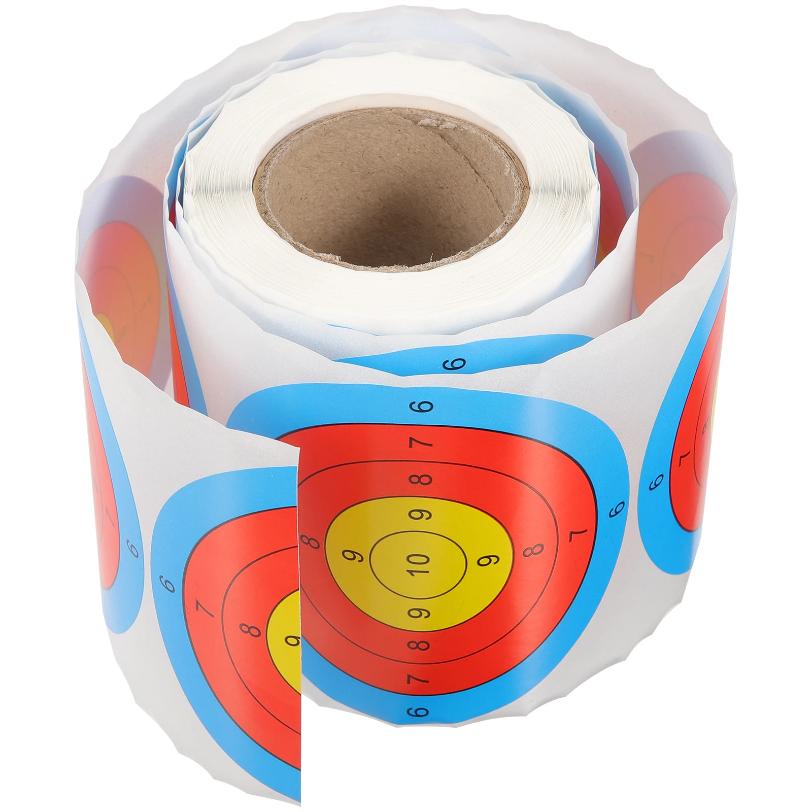 1 Roll Circle Stickers Fluorescent Self-Adhesive Spot Labels for Shooting Practice Paper Targets Splatter Targets Range Training