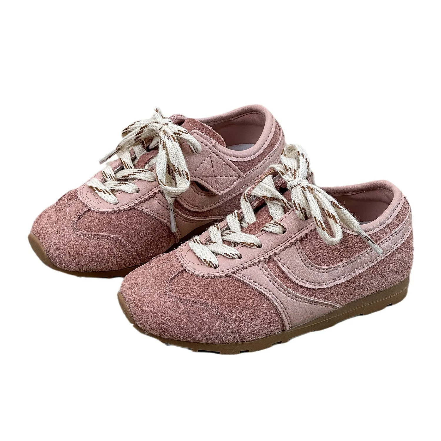 

Children Leather Silver Suede Sneakers Boys Girls Running Casual Trainer Toddler Kids Low Top Genuine Leather Comfort Walk Shoes