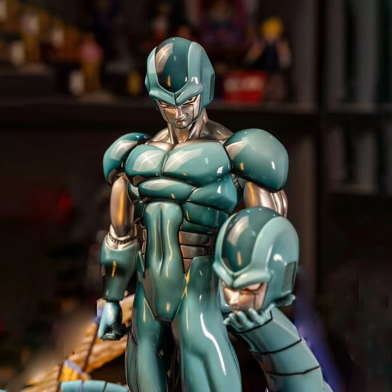 

YJ Studio 29 см/11,42 дюйма Металлическая фигурка Драгон Болл Зет, статуэтка Кулер, коллекционная модель, игрушка из ПВХ