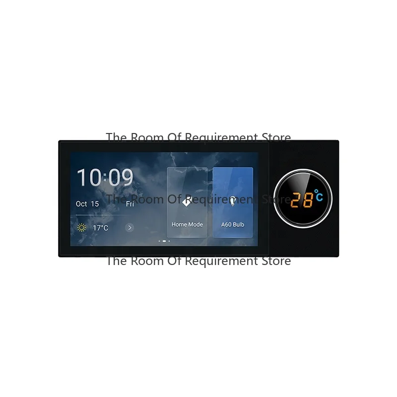 a Smart Home Control System WiFi Multi-function Touch Screen  Hub Gateway BLE In-wall Central Control Switch Panel