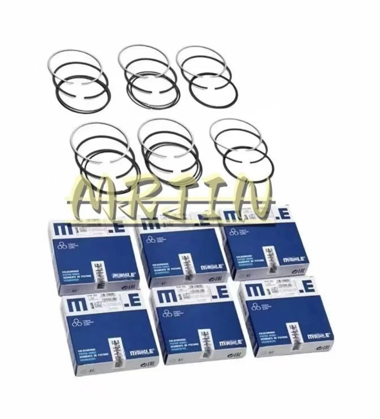 6 X Piston Rings 80… - image
