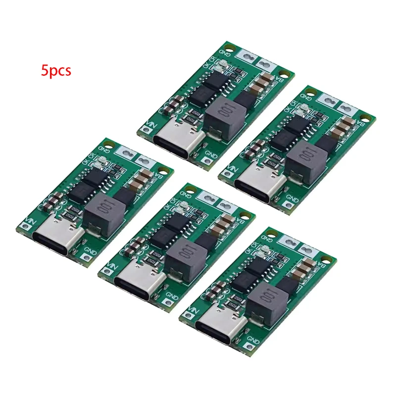 5/10pcs 2S 3S 4S Multi-Cell  Type-C Step-Up LiPo Polymer Li-Ion Charger