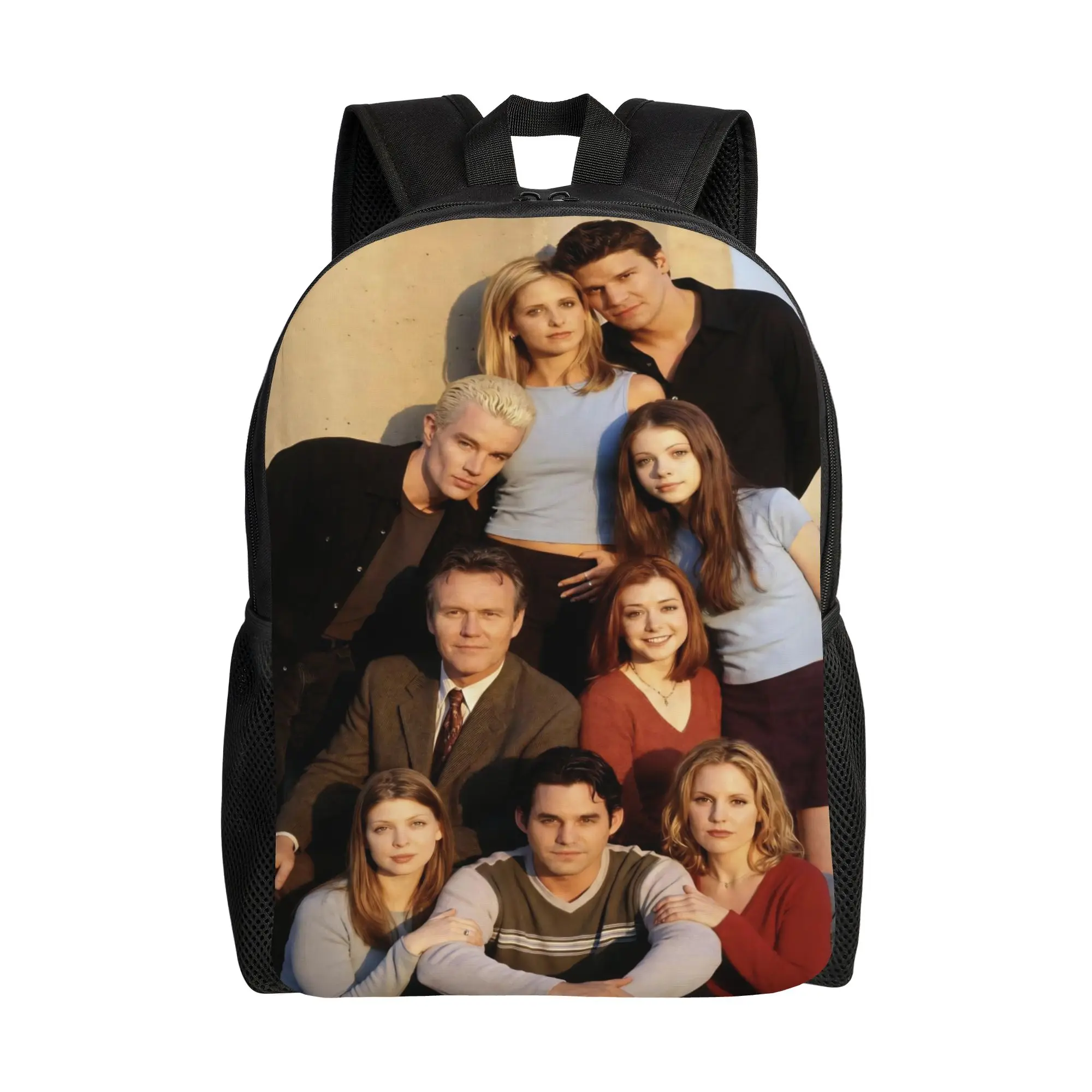 Buffy the Vampire Slayer Movie Fashion Backpack Sports Student Work  Daypack for Men Women Laptop Canvas Bags