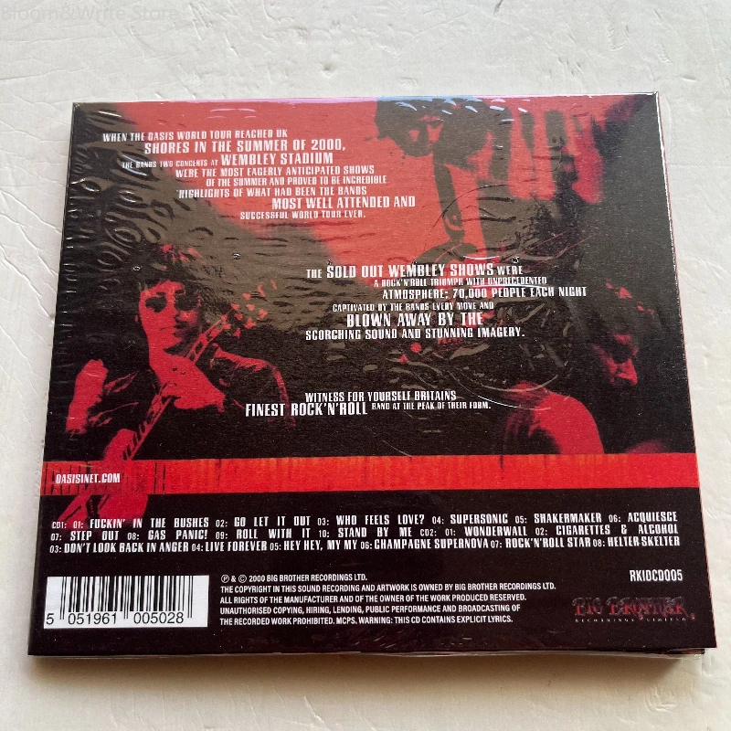 Well - Known British Rock Bands《Familiar To Millions》2CD，At The Wembley Live in 2000 Walkman CD Player Party Music Music Gift