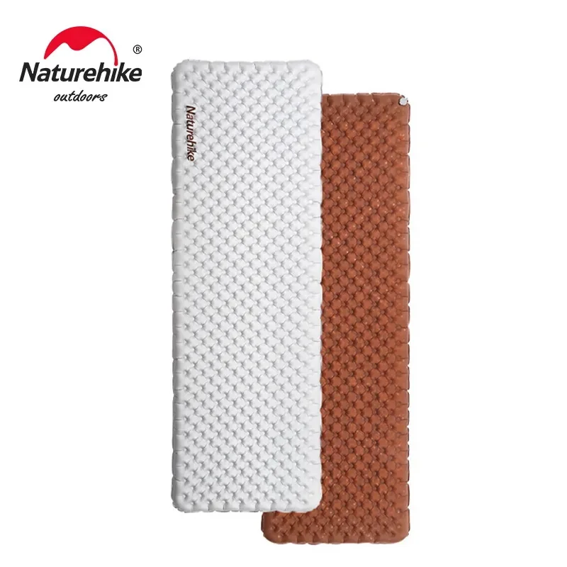Naturehike tapete inflável ultraleve 5.8 alto valor r almofada de dormir quente portátil barraca de acampamento ao ar livre único tapetes à prova de umidade