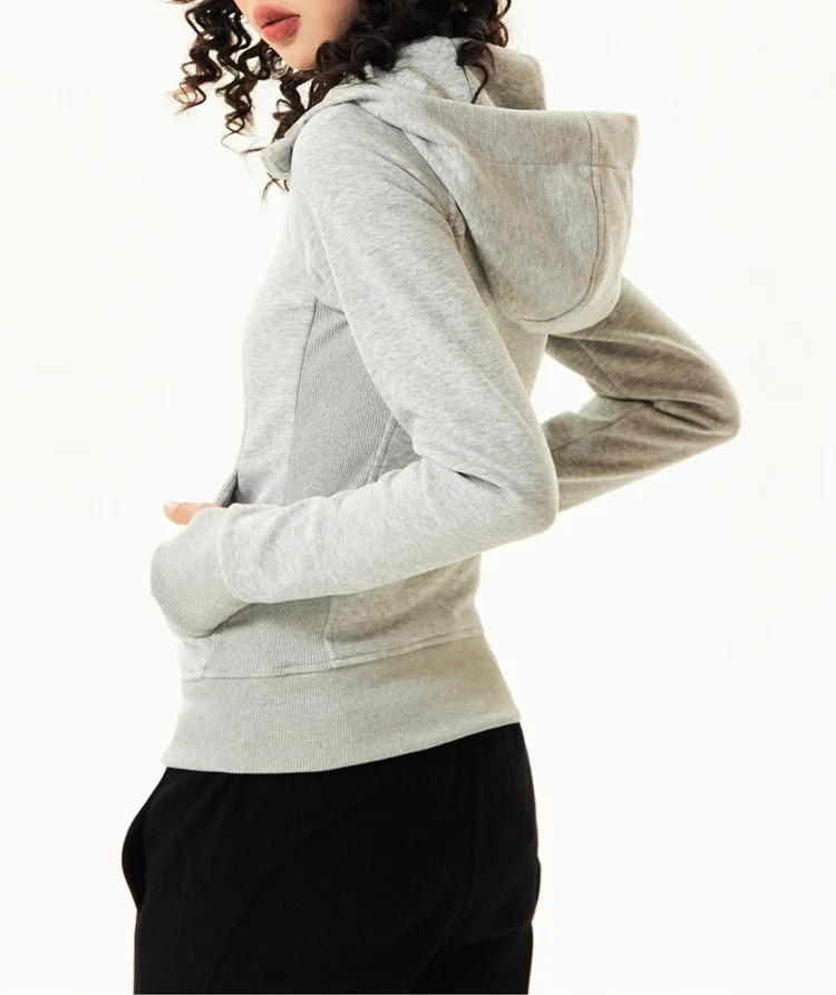 Imagem -02 - Double Ended Zip Hoodie Equipado para Mulheres