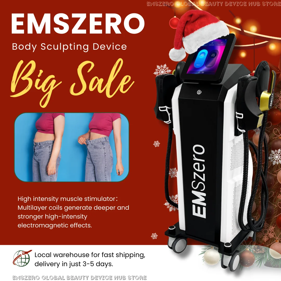 

Professional EMSZERO RF EMS Muscle Stimulator Body Machine Slimming Machine HI-EMT 6500W 15Tesla Muscle Sculpt Machine