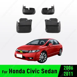 For Honda Civic 2006 2007 2008 2009 2010 2011 Fender Mudguard Mud Flaps Guard Splash Flap Mudguards Car Accessories