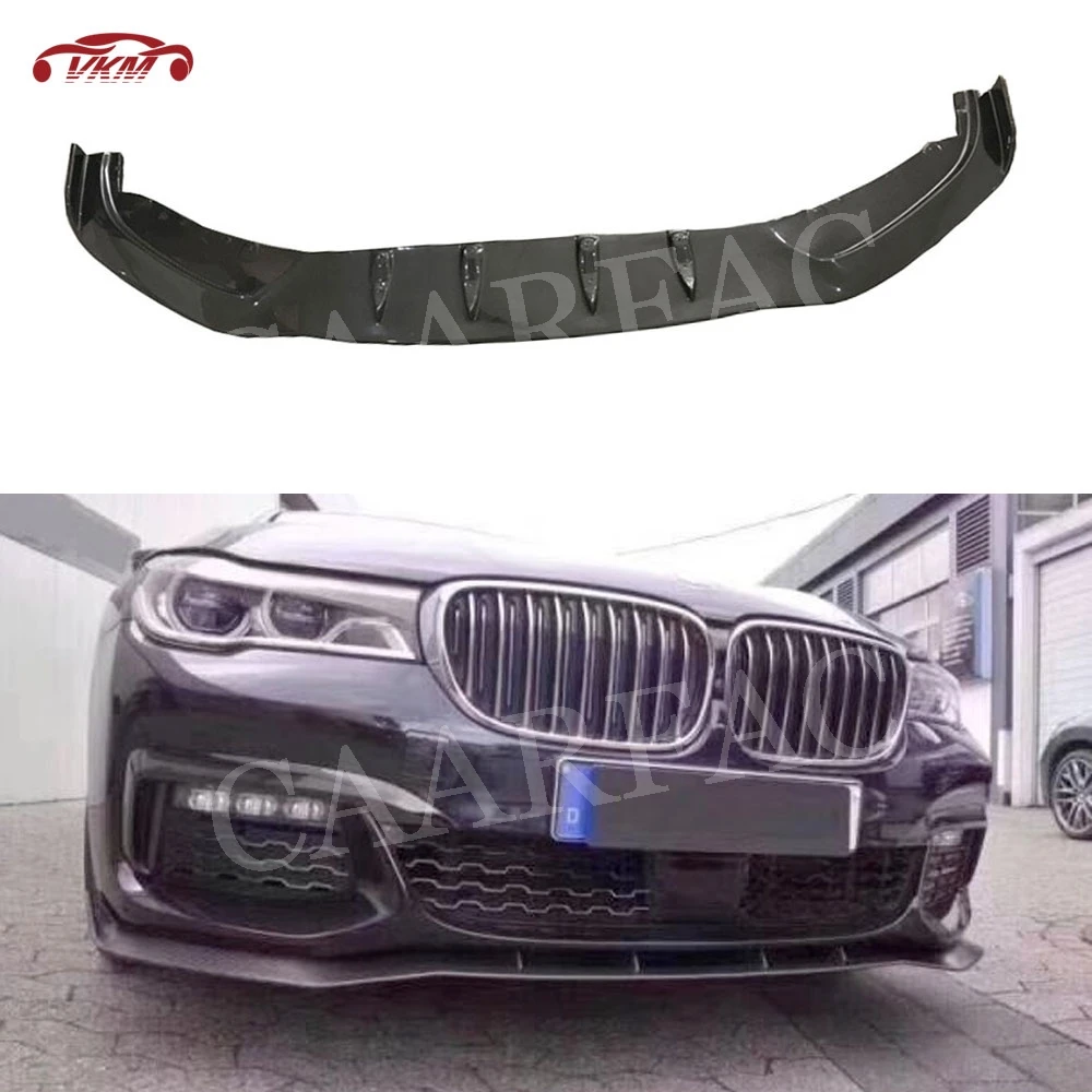 Carbon Fiber Front Bumper Lip Spoiler Aprons For BMW 7 Series G10 G11 M760 730i 740i 2017-2018 Car Styling