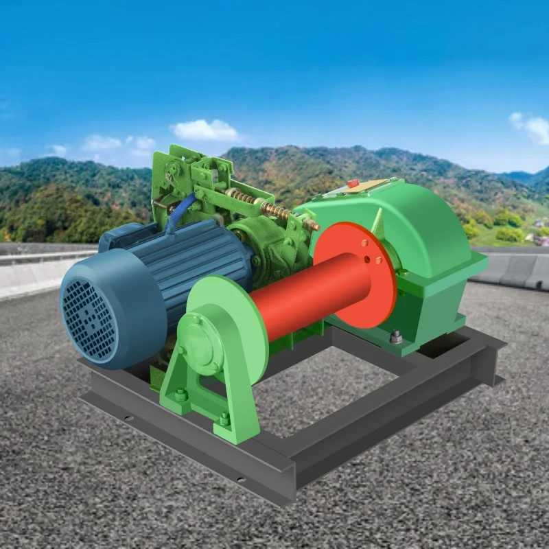 15Kw Heavy  Hydraulic Winch 220V Electric Mining Hoisting Equipment with Gearbox Motor Bearing-for Winching Applications