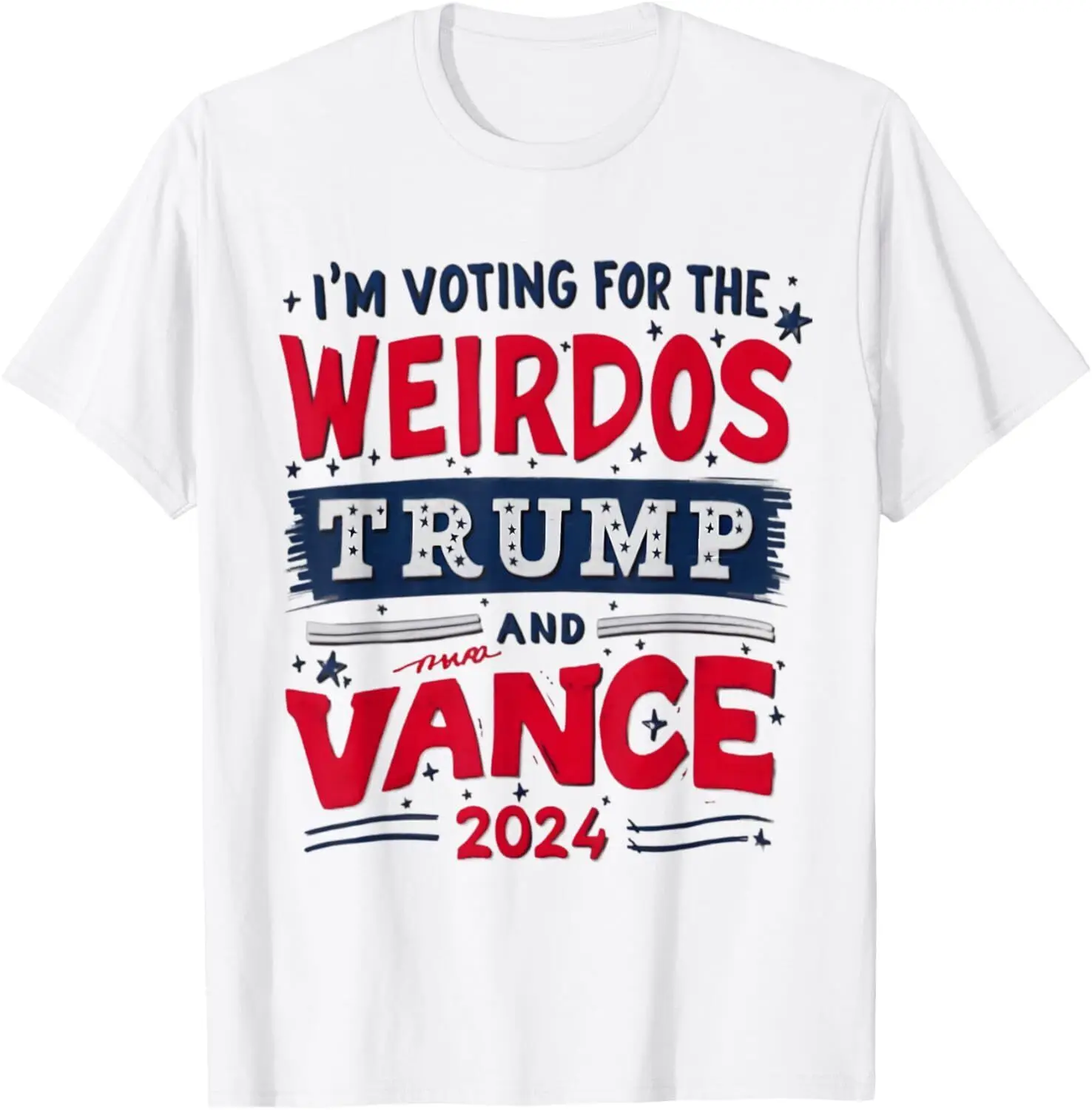 I'm Voting for the Weirdos 2024 Trump Vance Election T-Shirt