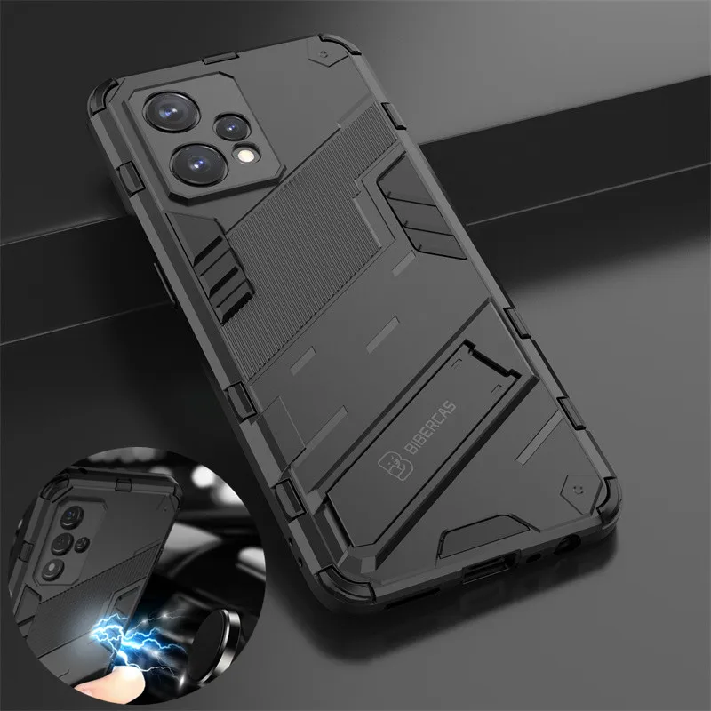 

For OPPO Realme 9 Pro Plus Case Car Magnetic Holder Armor Back Cover For Realme 9 Pro+ ProPlus 9ProPlus 9Pro+ Realmi 9i Cases