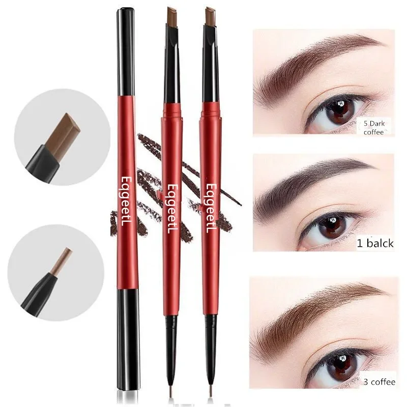 Crayon à sourcils Double tête, 5 couleurs, croquis fins, maquillage longue durée, tatouage imperméable, peinture pour les yeux, stylo de teinte, Miss femmes, maquillage