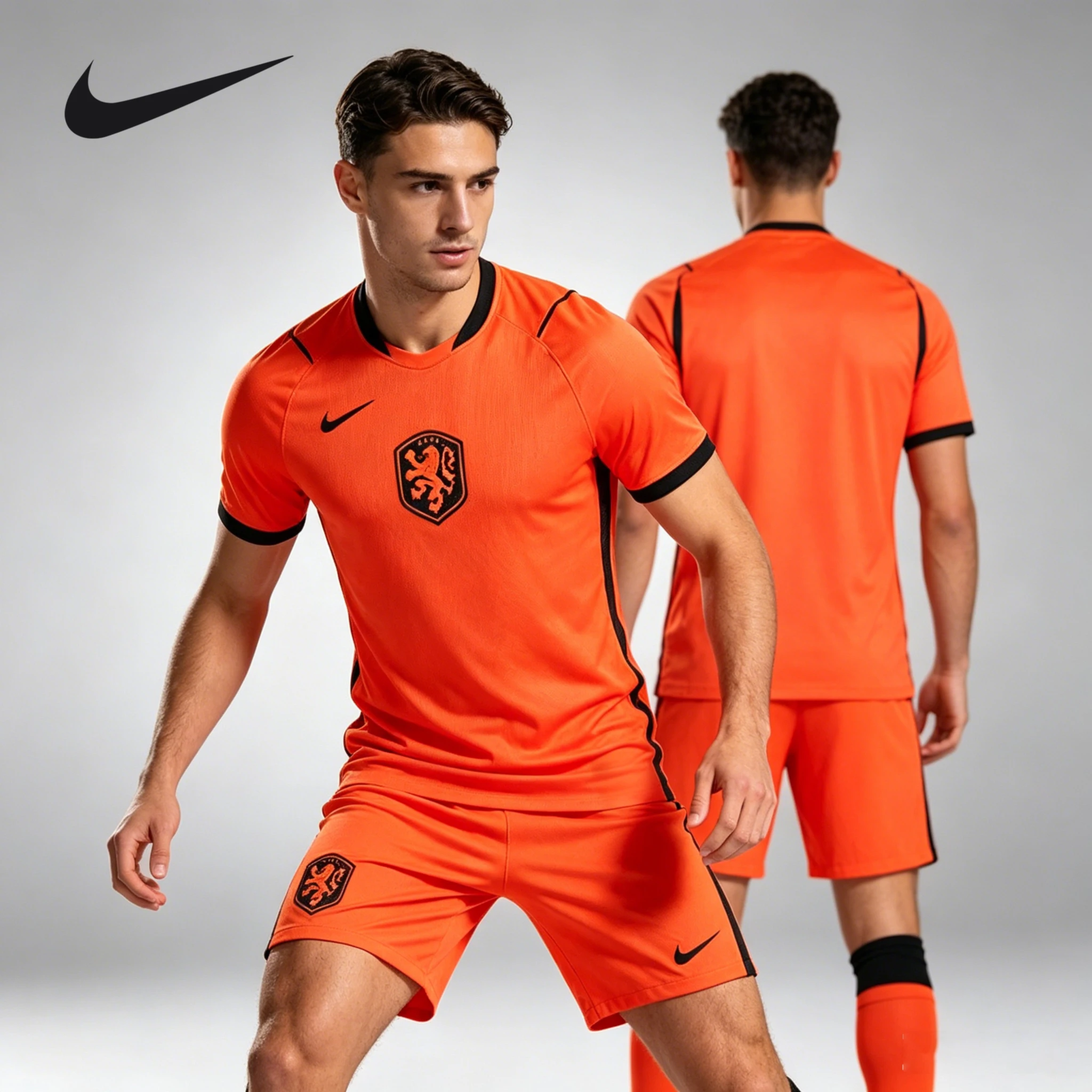 Camiseta de fútbol Nike Dri-FIT Unisex para la Copa Mundial de 2026, versión para aficionados de Holanda, de secado rápido, manga corta, IB5334-809