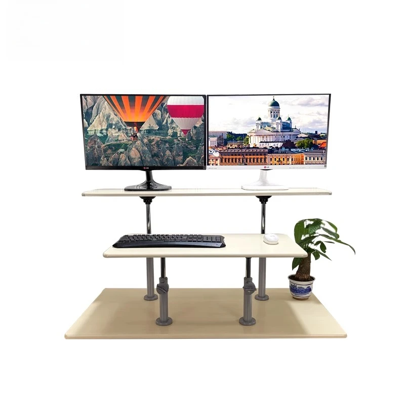 

bay window computer desk writing desk desktop computer standing computer lifting rack