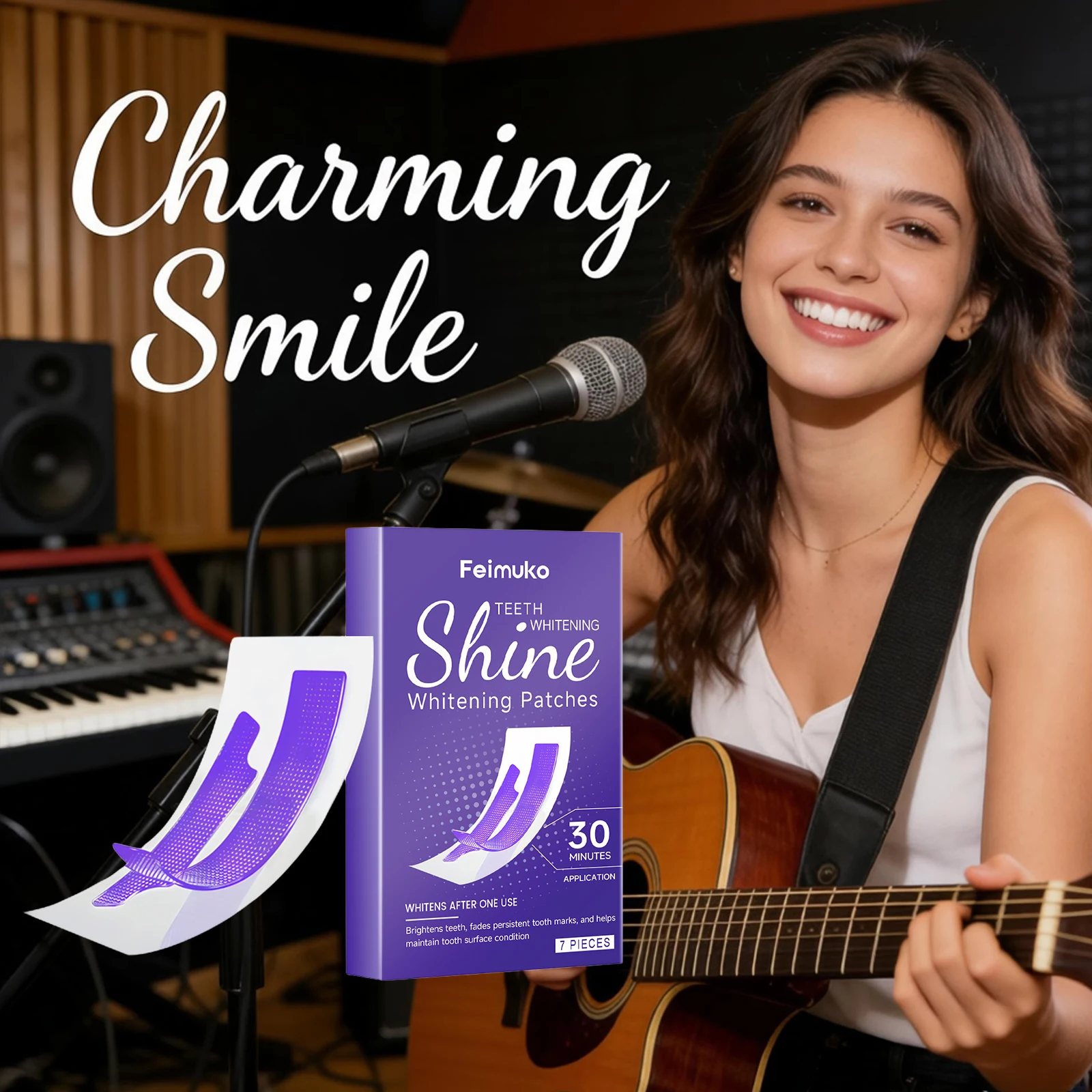 Фиолетовые полоски для отбелив – обзор и цена Teeth Whitening Quick Results