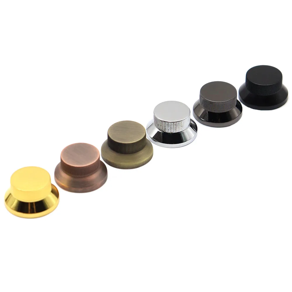 1 Stück/2 Stück Gitarre Bass Metall Zylinder Glocke Geschwindigkeitsknöpfe für LP SG Gitarre – Detail 1