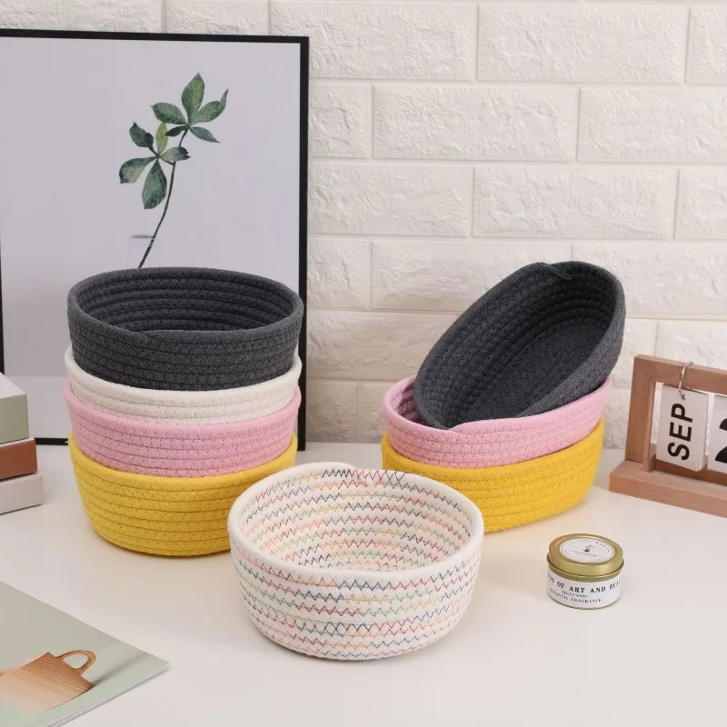 Large Capacity Desktop Storage Basket, Snack Toys, Cosmetics Storage Basket