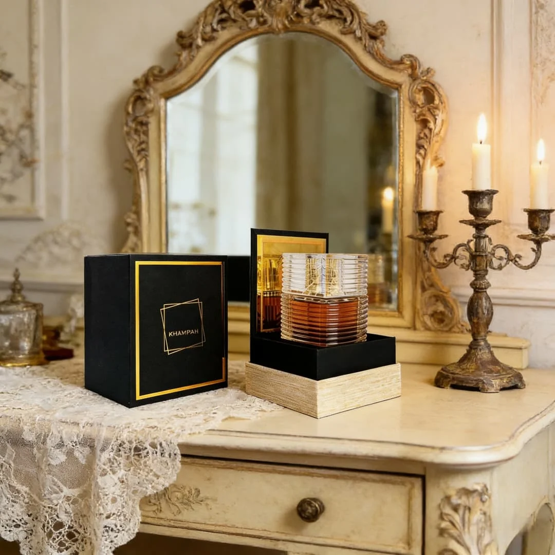 

Latafa Kh - Vanilla, Warm Spicy, Amber, Cinnamon - Eau de Parfum Long-Lasting Fragrance for Unisex, 3.40 Ounce / 100 ml gift set