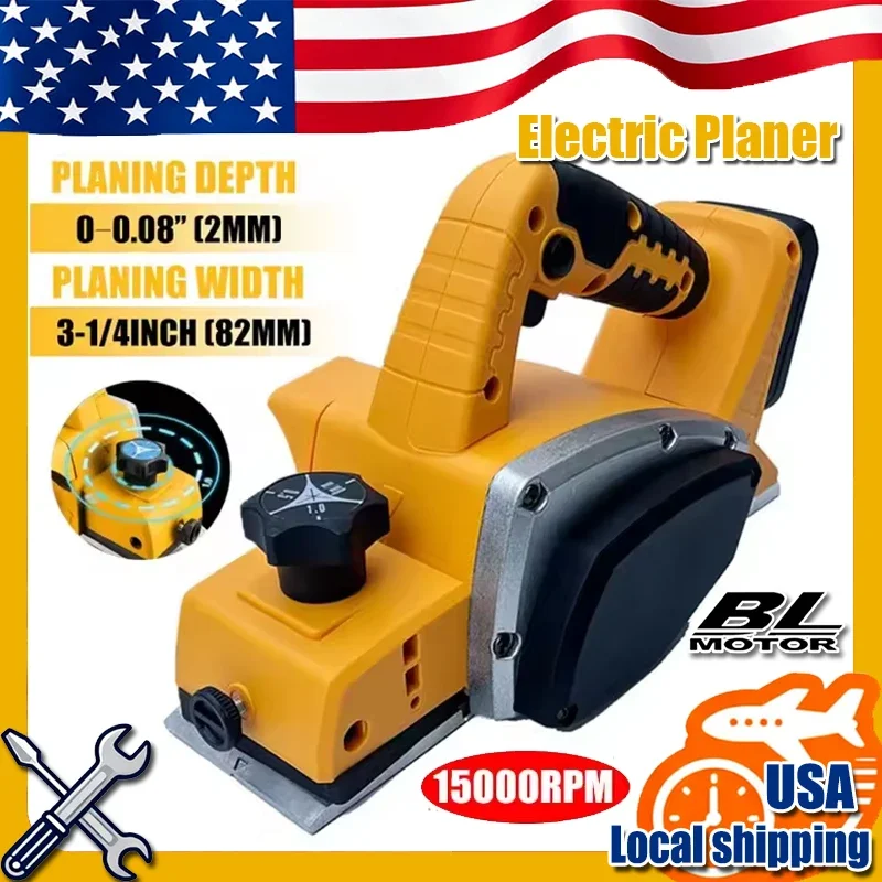 

Подходит для беспроводного электрического строгального станка Dewalt, инструмент 15000 об/мин, ручной строгальный станок для плотницких работ своими руками, совместимый с аккумулятором 20 В
