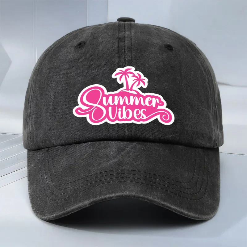 

Бейсбольная кепка Summer Vibes Palm Tree, унисекс, повседневная, из полиэстера, регулируемая, для отдыха на пляже, на открытом воздухе