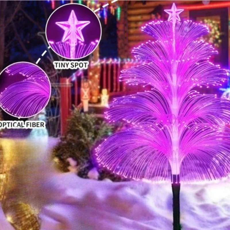 

Solar Jellyfish Light Decoration Outdoor Waterproof 3/5 Layer Optical Fiber for Pathway Outside Pathway Lawn Patio Outside Decor