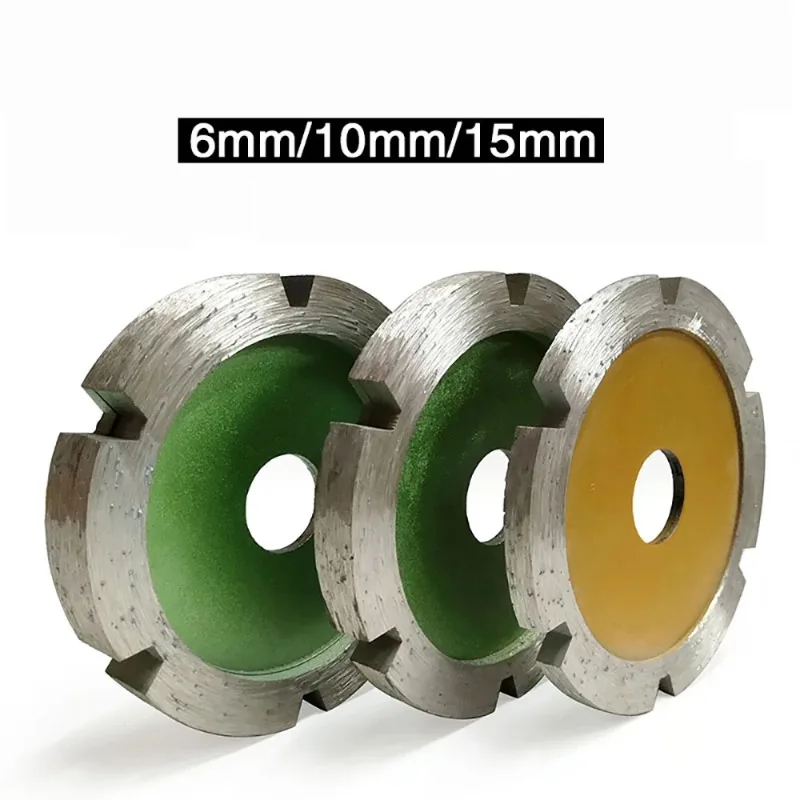 Stone Carving Granite Diamond Reinforced Cutting Disc Diameter 90mm - 6/10/15mm Thickness for Grooving, Engraving, Grinding