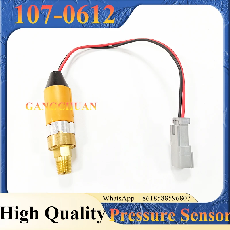 Oil Pressure Sensor 3E-6455 107-0612 1070612 Replacement Parts For Excavator E320B E330B Construction Machinery Sens