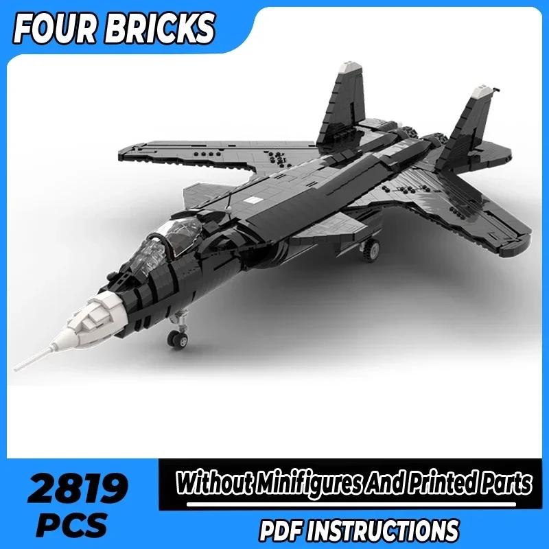 Moc อาคารอิฐทหารรุ่น SU-47 นักสู้รัสเซียเทคโนโลยี Modular Blocks ของขวัญของเล่นเด็ก DIY ชุดประกอบ