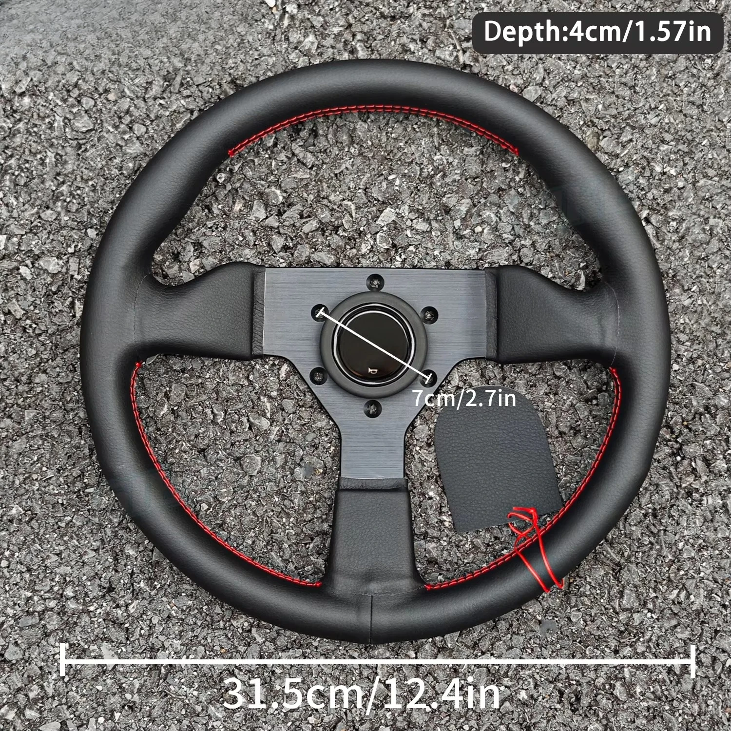 315mm 12,5 polegadas volante de corrida mini dispositivo de jogos de computador PC-ST79