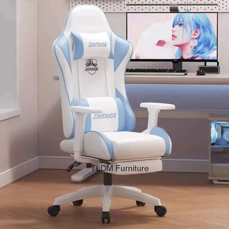 

Nordic Comfortable Office Chairs Bedroom Esports Gaming Chair Reclining Lift Armchair Modern Computer Chair Office Furniture