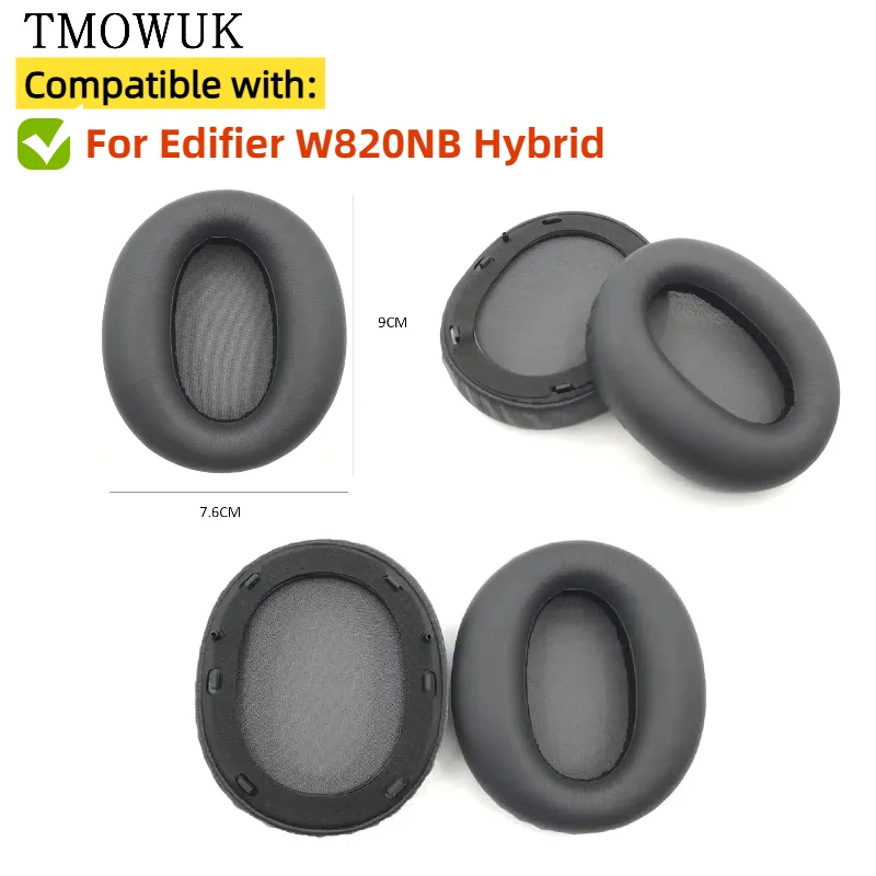 

Ear Pads For Edifier W820NB Hybrid Headphones Replacement Foam Earmuffs Cushion Headset Covers Sponge Leather Foam