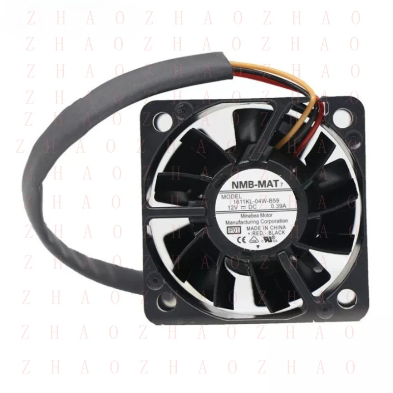 

L+ For NMB 0.39A 1611KL-04W-B59 DC 12V 4.68W Axial Server Cooling Fan 40*28mm