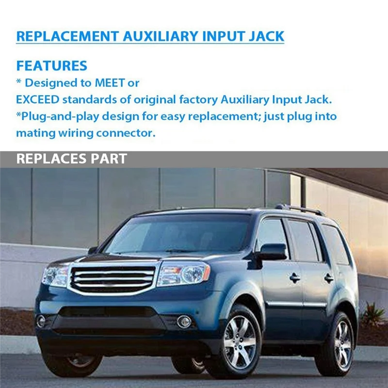 

Автомобильный разъем AUX Аудиоразъем AUX для Honda 39112-TA0-A01