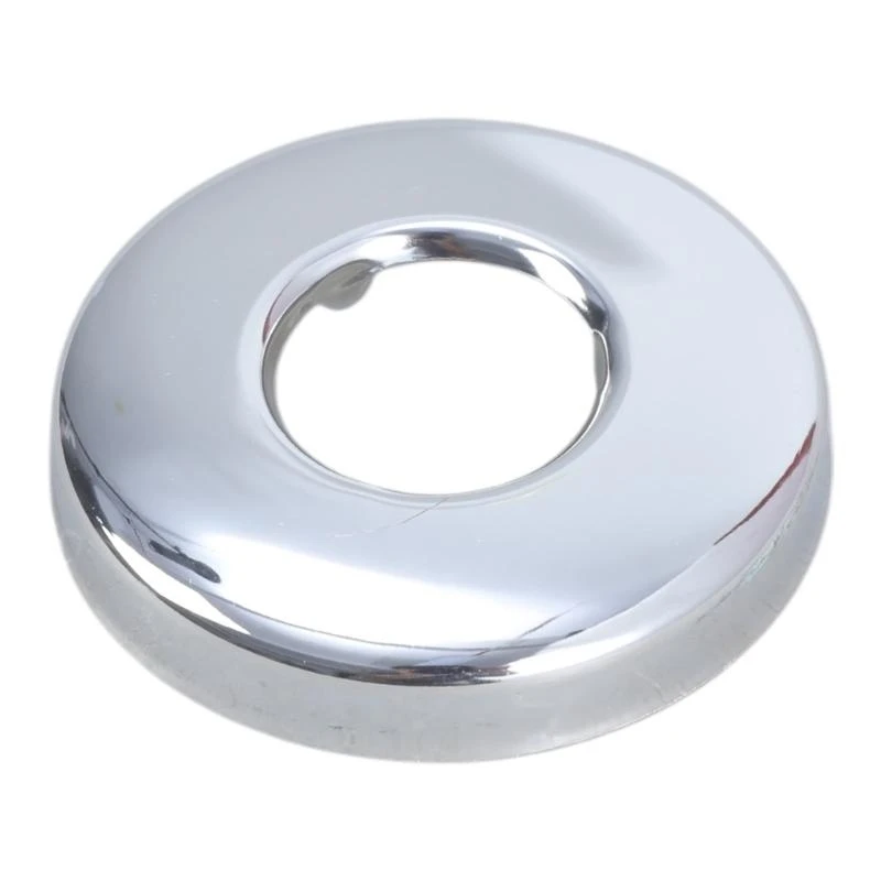 

652F Self-Adhesive Wall Split Flange Escutcheon Cover Plate Shower Faucet Decorative Cover Chrome Finish Stainless Steel
