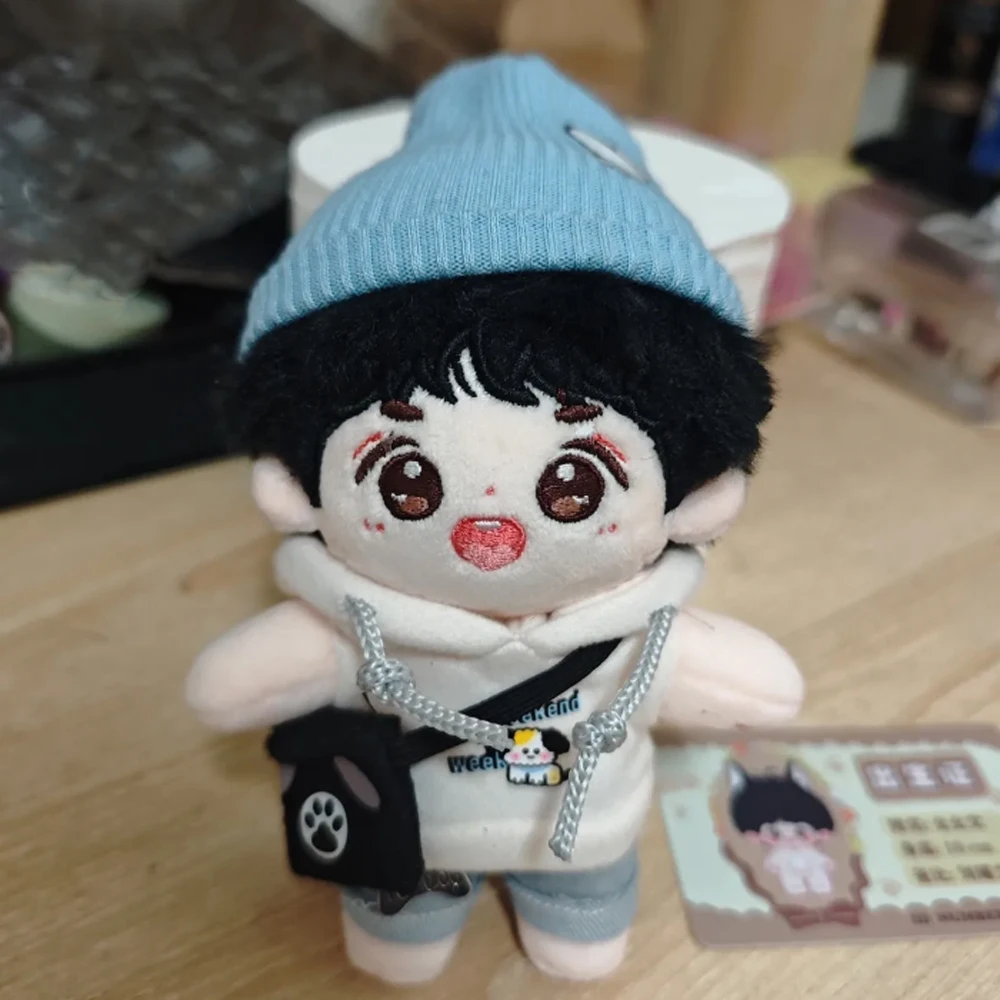 

1 set Dog Hoodie 10cm Cotton Clothes with Hat Small Bag Clothes Outfit Puppy Set Lovely Dress Up Set 10cm Cotton