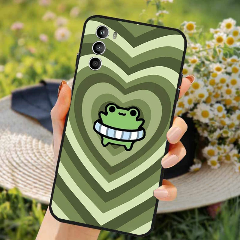 

Phone Case For Moto G85 G55 G05 G14 G75 G31 G50 G52 G60 G13 G32 G84 G54 G53 G72 G24 Power Frog