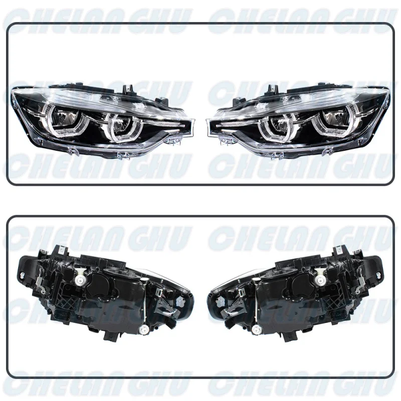 LED HeadLight For BMW F30 LCI 318i 320i 330i 340i 2016 2017 2018 2019 US Version 1 Pair Front HeadLamp DRL Without Module