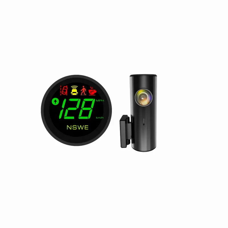 New Mini ADAS Dual Lens 4K Car Camera Dashcam With HUD GPS Speedometer