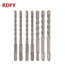 110mm 160mm SDS-PLUS round handle cross drill bit  rotary electric hammer drill bit concrete drill bit. Perforated stone wall.