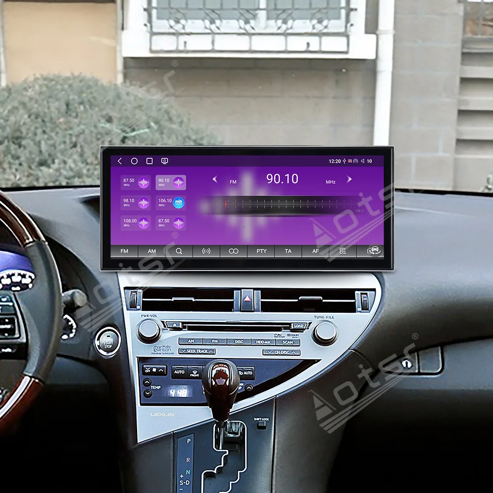 Sleek Premium In-Dash Head Unit 15.8 Inch Android 15 Android Auto GPS Navi Stereo System For Lexus RX 300 / 330 / 350 2003-2009