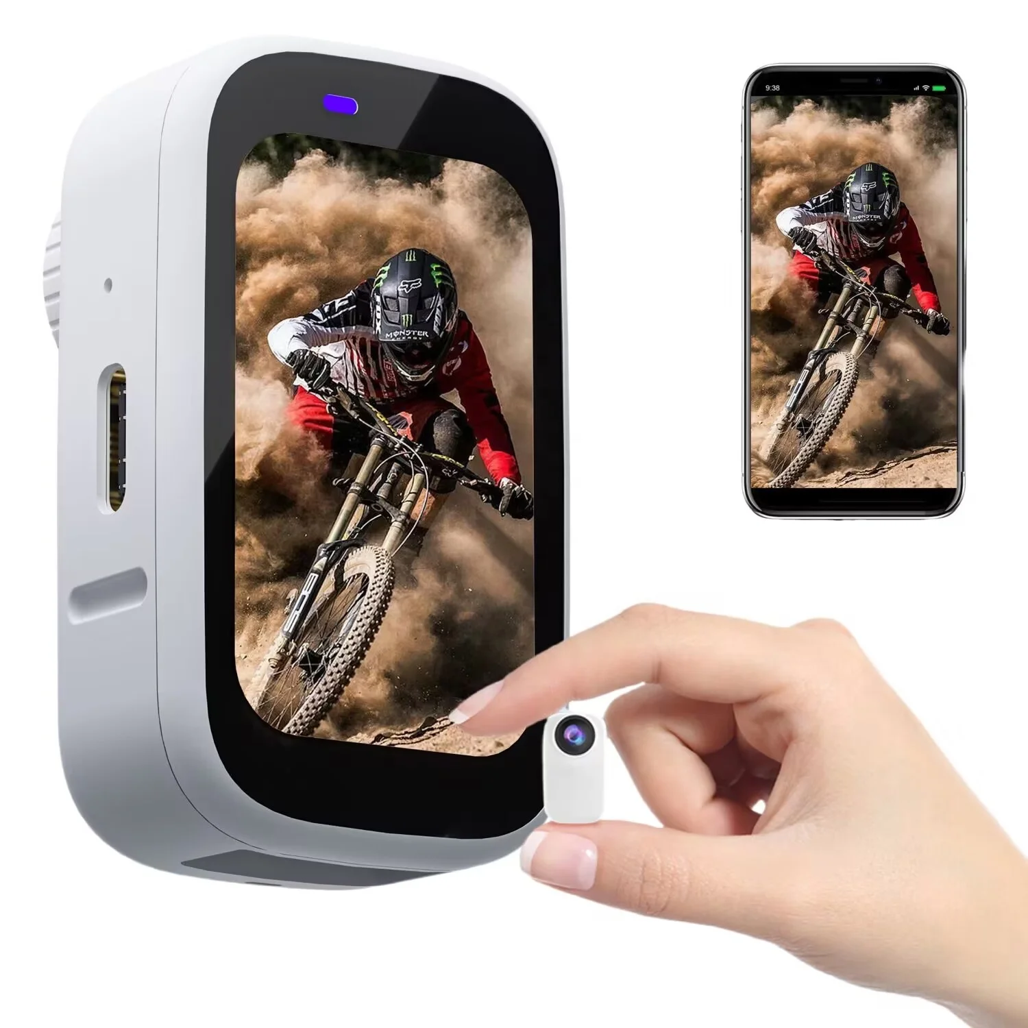 

Mini Cam era 1440P Full HD Video Recorder 360 Go3 Came ra With touch screen wifi DV Small 4K action sports c amera