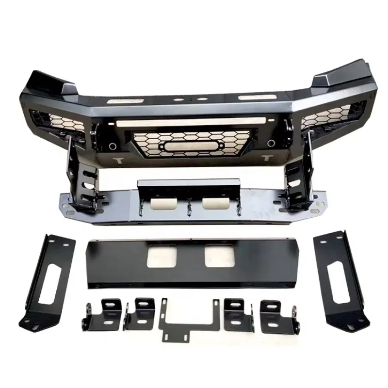 Nouveau pare-chocs avant en acier de haute qualité pour pick-up 4x4 tout-terrain, compatible avec Ranger T7, marque UNITY, noir, protection UV.