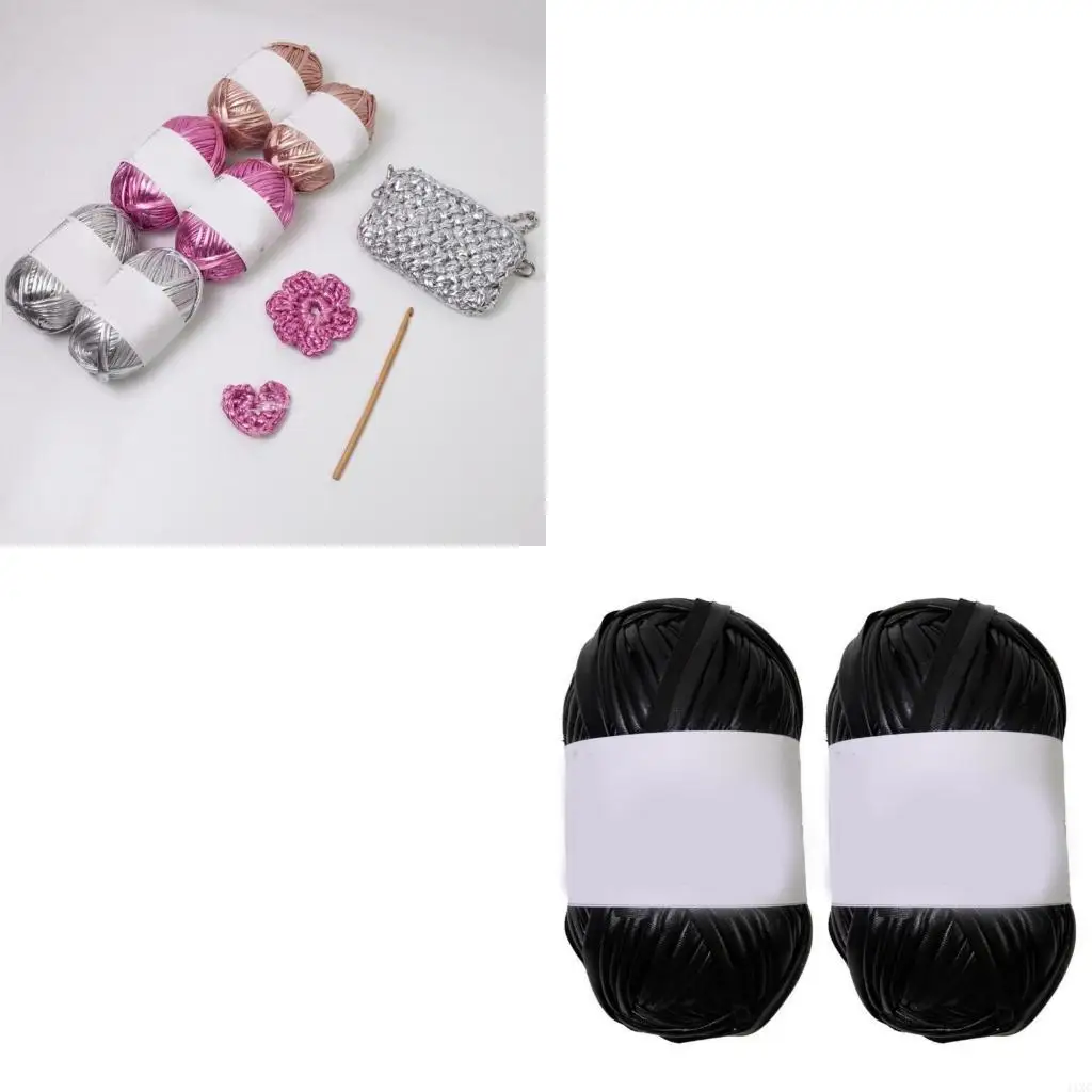 

Металлическая пряжа 87,48 Ярд общий металлический футболка пряжа для ручной работы в крючке для вязания крючко