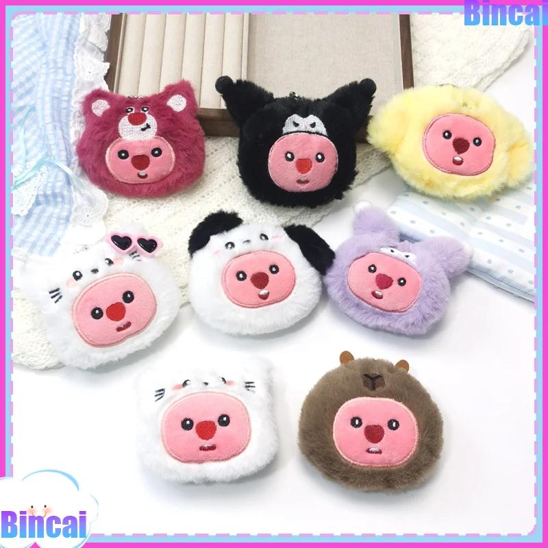 

MINISO Kawaii Q версия Loopy Cross Dressing куклы милый HelloKitty Pochacco пищащая игрушка-подвеска мягкий плюшевый брелок