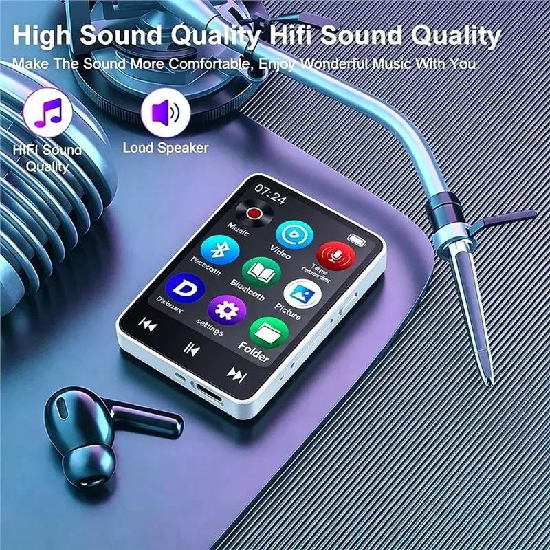 Portable Mini MP3 MP4 Player for Bluetooth 5.0 1.8 Inch Video Playback With LED Screen Recording E-Book For Student Walkman - view 6