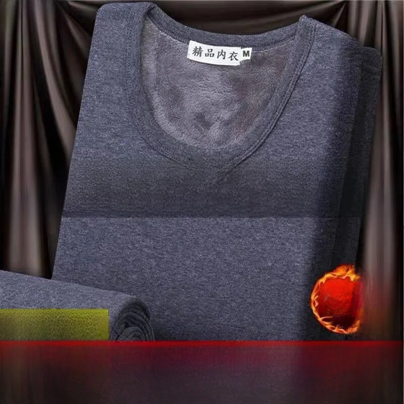 

Теплый круглый мужской комплект термобелья Ne, комплект из двух предметов на подкладке Fce, осенне-зимний удобный дышащий пиджак