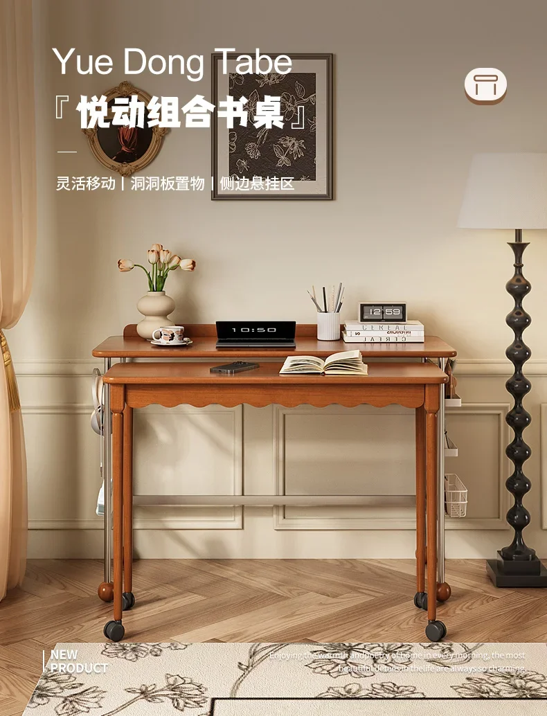 

Retractable desk Rotatable desk