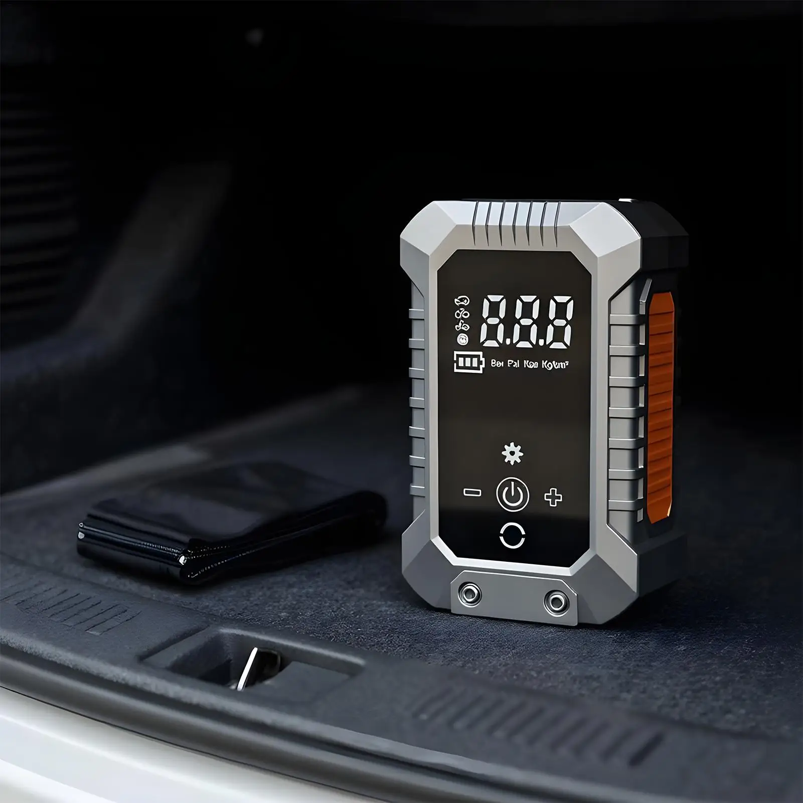 Portable Tire Inflator With Digital Pressure Gauge & LED Lights Portable Air Pump Small Compressor For Bike Sedan SUV Balls