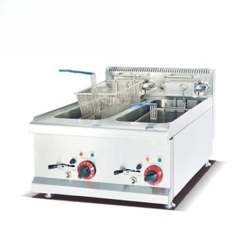 Commercial Kitchen Equipment Counter Restaurant Electric/Gas Fryer Oil Filter Car Timer Restaurant Cooking Machine